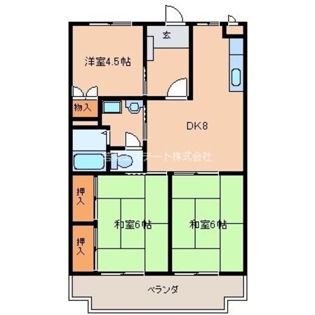 ＷＥＣ久留米の物件間取画像